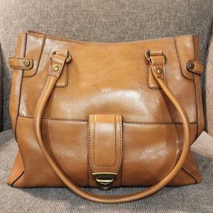LIZ CLAIBORNE Handbag - Dark Camel Color